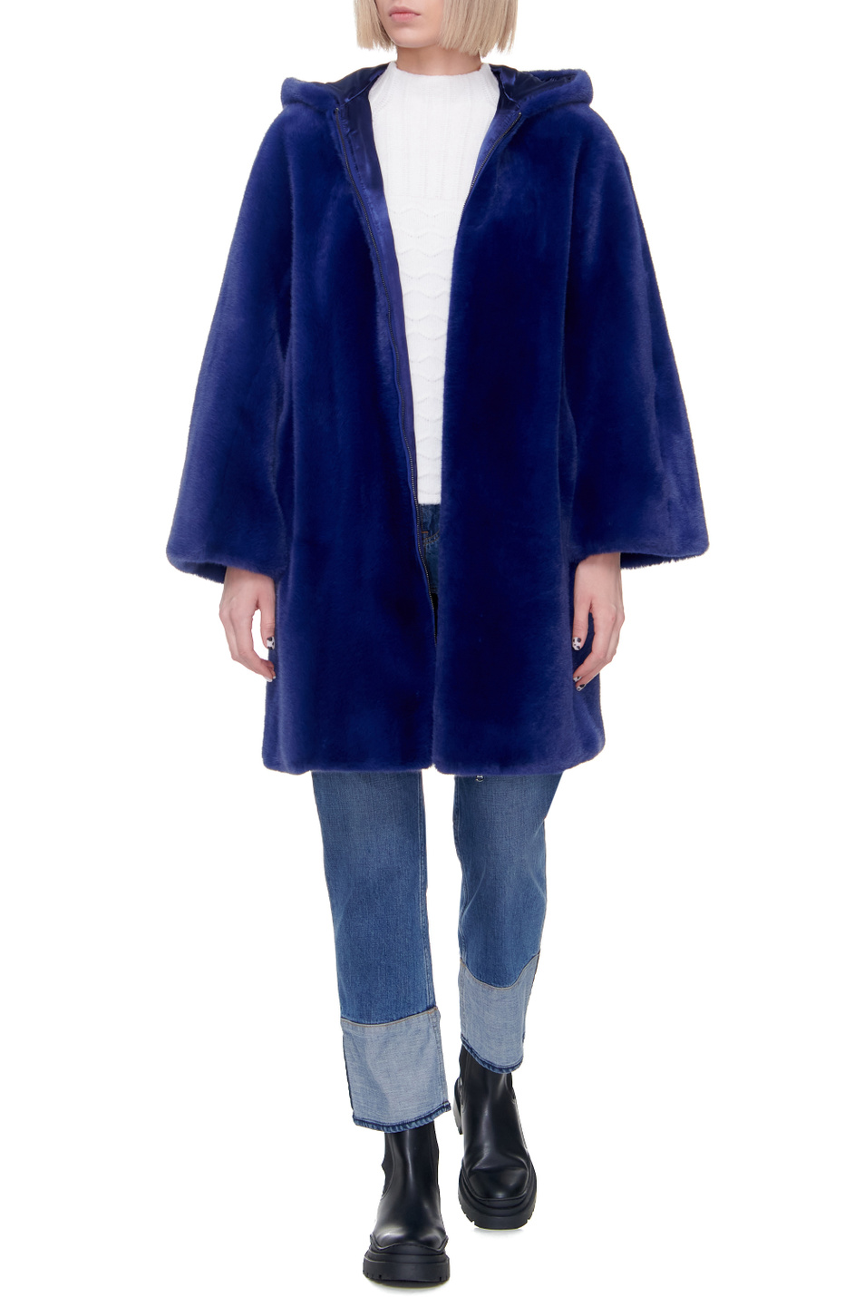 Emporio Armani Пальто с капюшоном на молнии (цвет ), артикул 6K2L88-2NNUZ | Фото 3