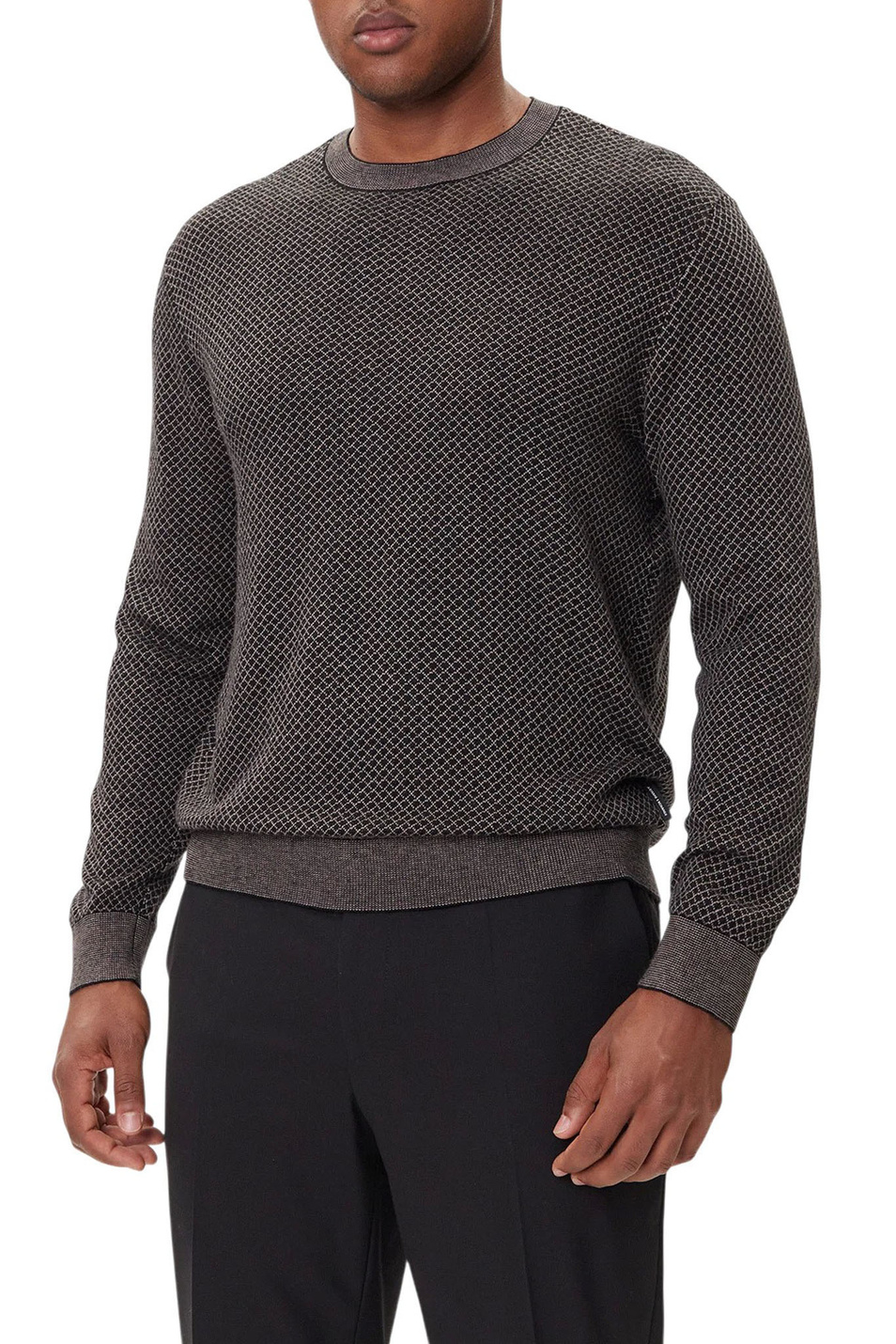 Мужской Armani Exchange Джемпер из смесового хлопка (цвет ), артикул XM001913-AF18841 | Фото 4