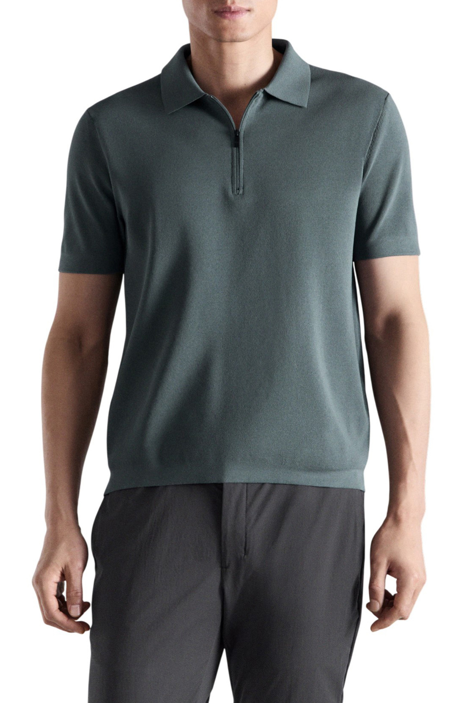 Мужской Mango Man Поло MILLER прямого кроя (цвет ), артикул 27064428 | Фото 3