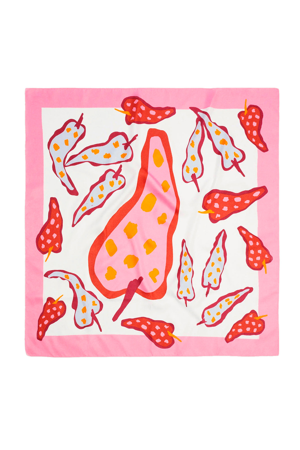 Женский Parfois Квадратный шейный платок с принтом (цвет ), артикул 201245 | Фото 1