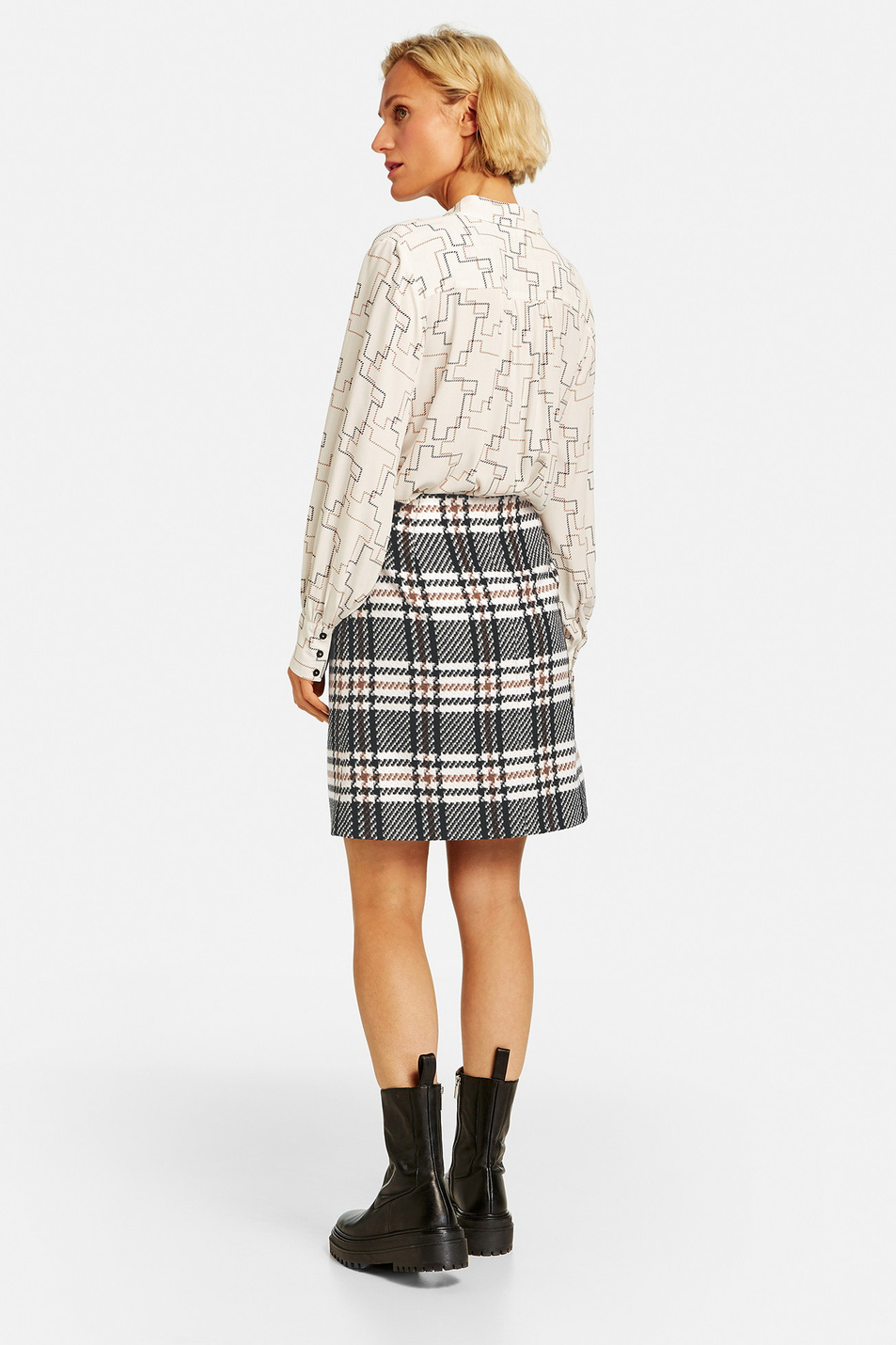 Женский Gerry Weber Юбка в клетку (цвет ), артикул 410016-38025 | Фото 3