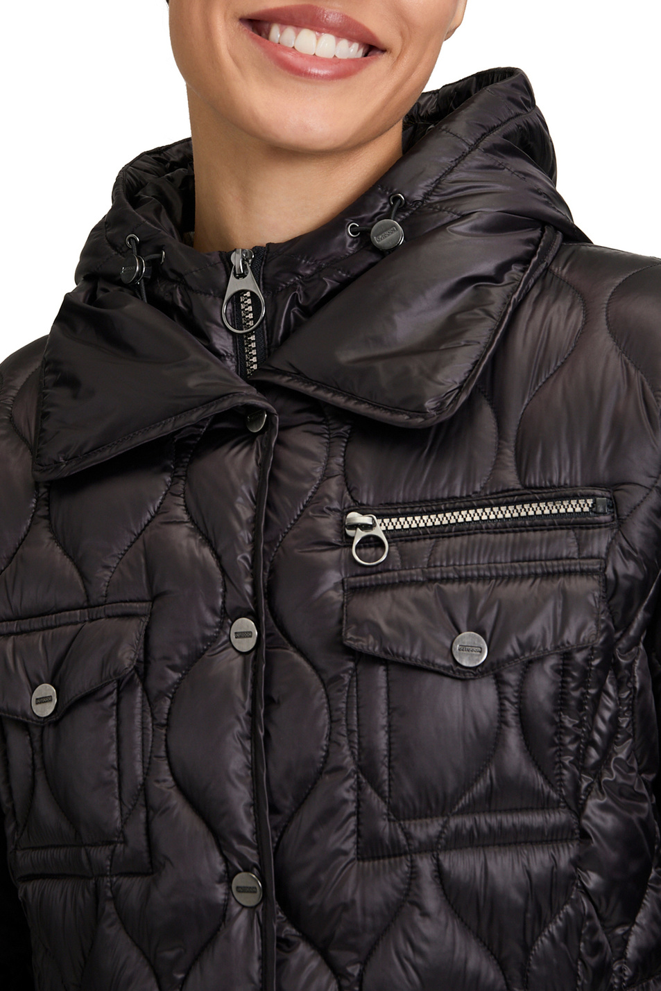 Пальто стеганое|Основной цвет:Черный Женский Betty Barclay Пальто стеганое (цвет ), артикул 7933/1575 | Фото 6