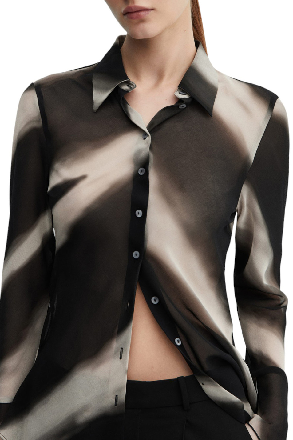 Женский Mango Рубашка ALLEGRA с принтом (цвет ), артикул 67064791 | Фото 3
