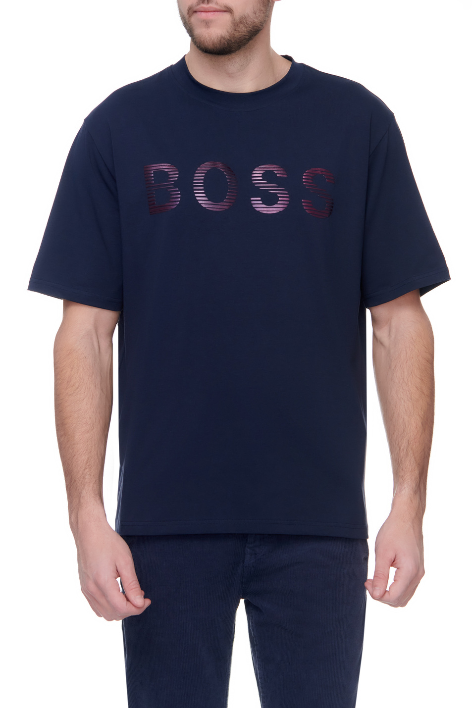 BOSS Футболка с логотипом на груди (цвет ), артикул 50472217 | Фото 1