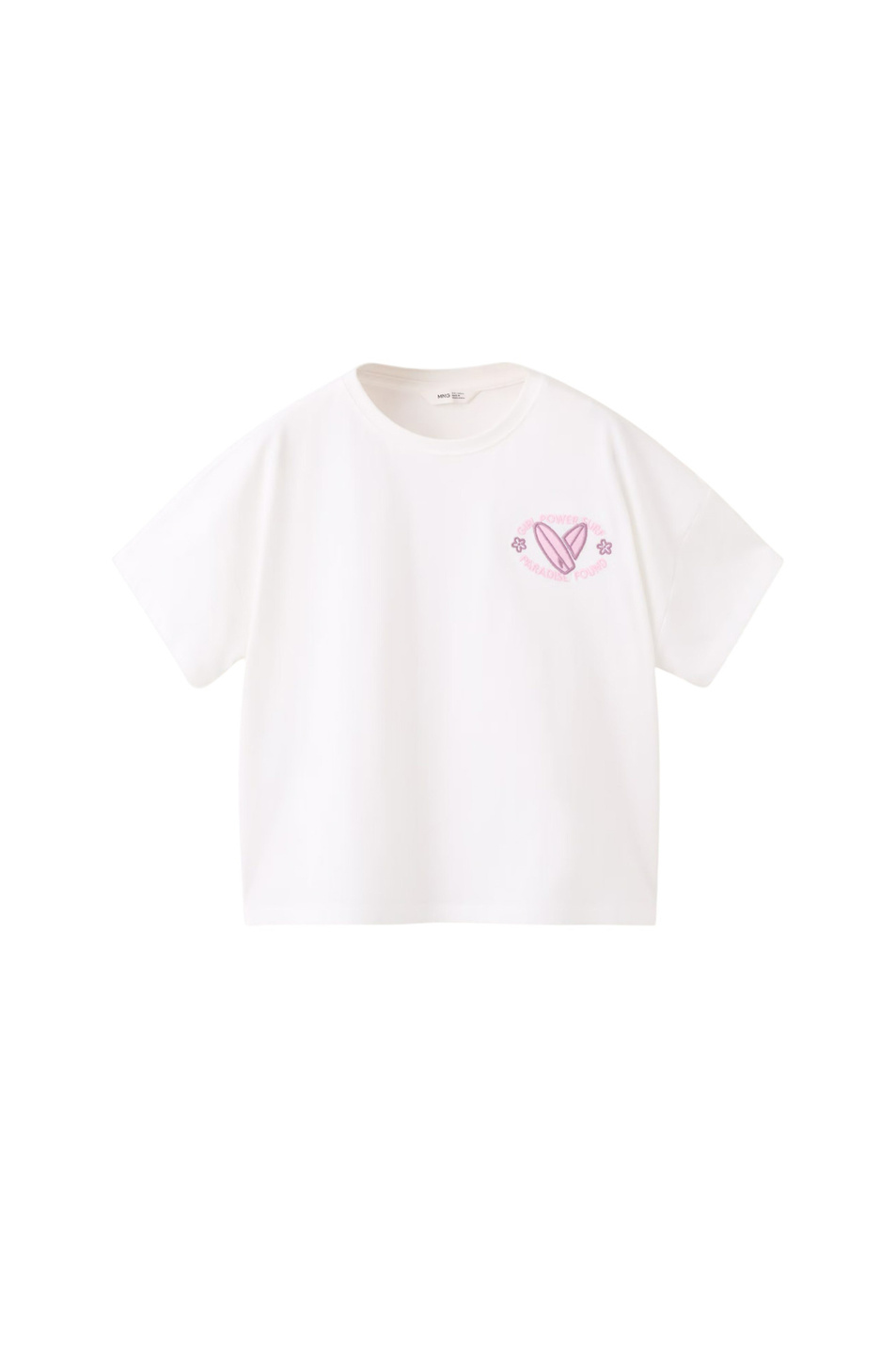 Девочкам Mango Kids Футболка FURGO из хлопка (цвет ), артикул 27007943 | Фото 1