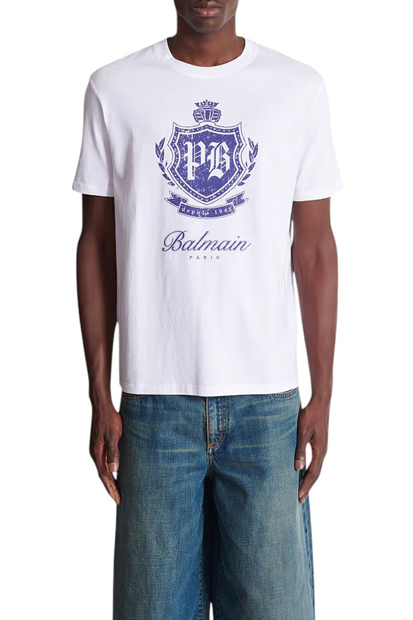 Мужской Balmain Футболка из хлопка (цвет ), артикул FH0EG000GF33 | Фото 3