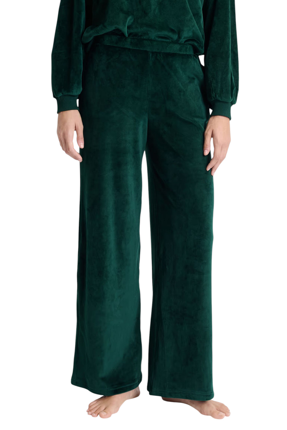 Брюки GIO бархатные|Основной цвет:Зеленый Женский Etam Брюки GIO бархатные (цвет ), артикул 6556032 | Фото 1