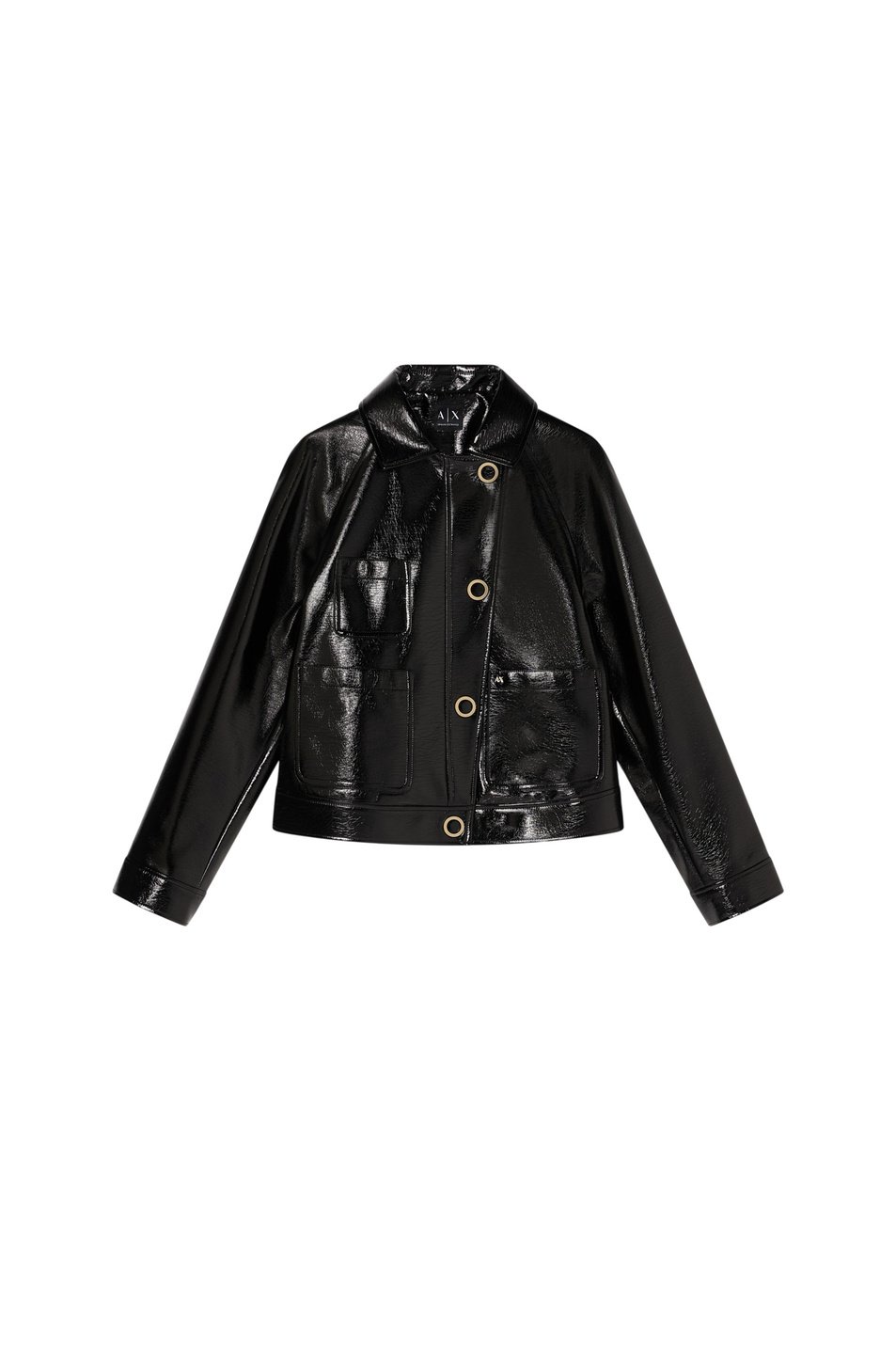 Женский Armani Exchange Куртка с эффектом мокрой кожи (цвет ), артикул XW001811-AF18859 | Фото 1