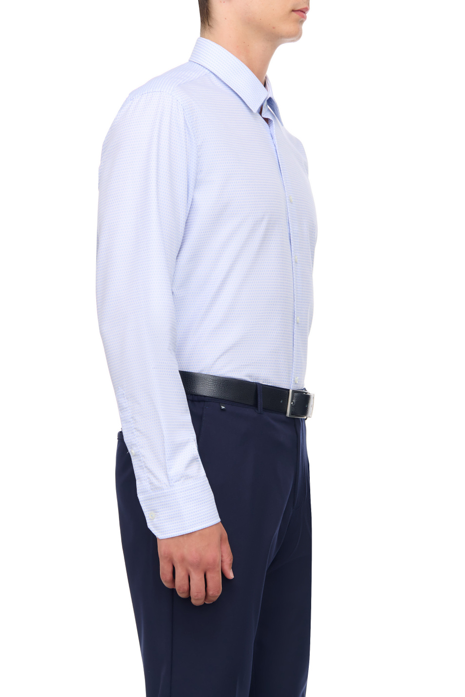 Мужской BOSS Рубашка из натурального хлопка с логотипированным принтом (цвет ), артикул 50502779 | Фото 3