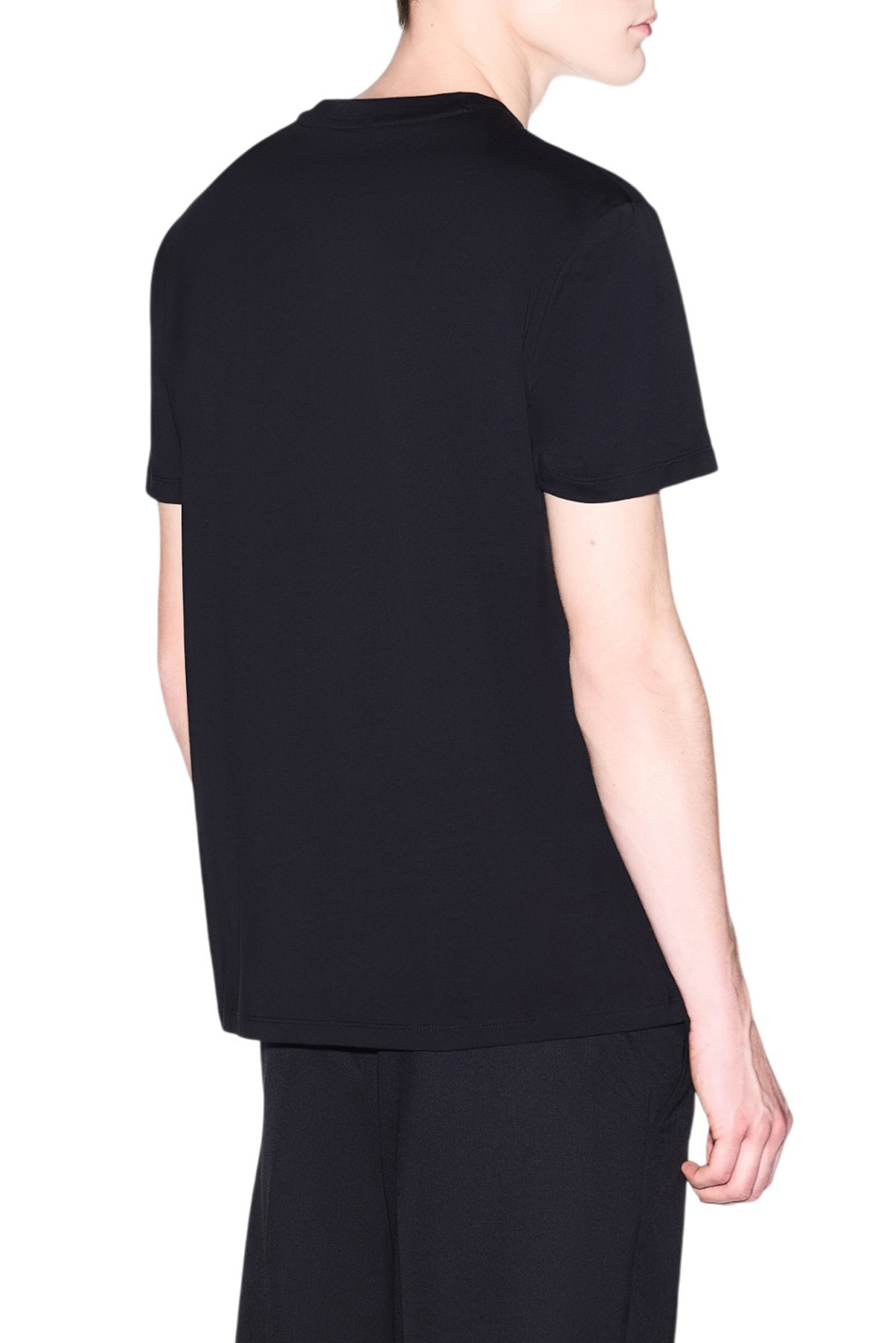 Мужской Armani Exchange Футболка из хлопка с логотипом (цвет ), артикул XM002454-AF10358 | Фото 4