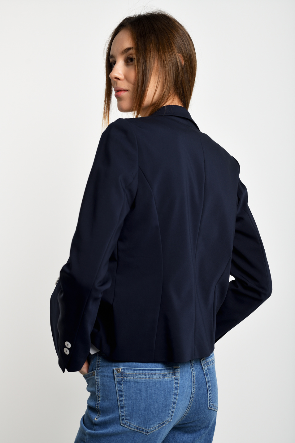 Женский Gerry Weber Пиджак из смесового эластичного хлопка (цвет ), артикул 93181-38107 | Фото 4