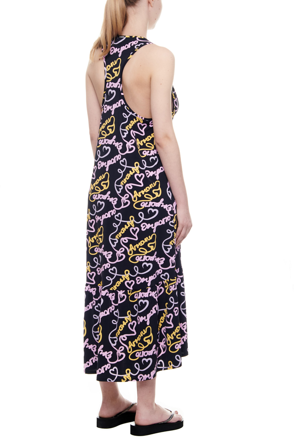 Женский Emporio Armani Платье с логотипированным принтом (цвет ), артикул 262749-4R332 | Фото 3