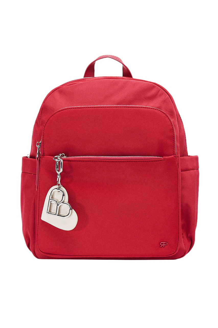 Рюкзак с подвеской в виде сердца|Основной цвет:Красный|Артикул:216356 | Фото 1