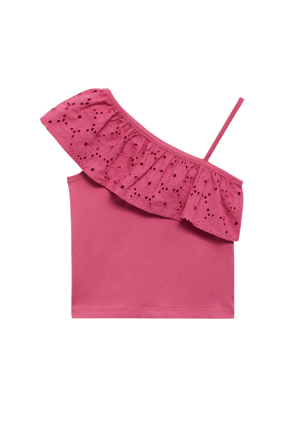 Девочкам Mango Kids Топ VOLANTI с воланами (цвет ), артикул 87025961 | Фото 1