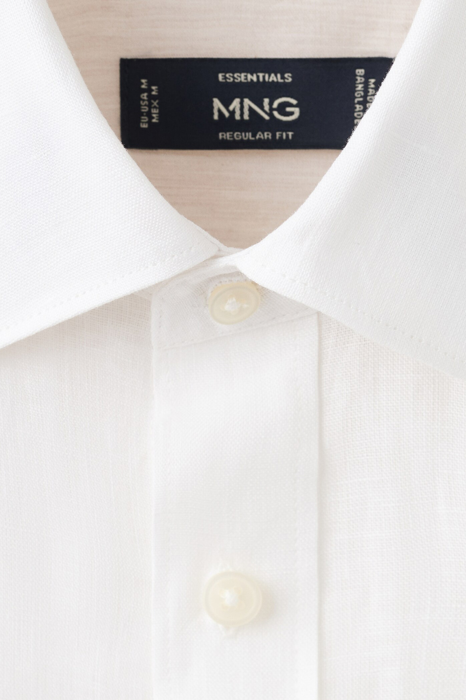 Мужской Mango Man Рубашка PARROT из льна (цвет ), артикул 27085939 | Фото 5