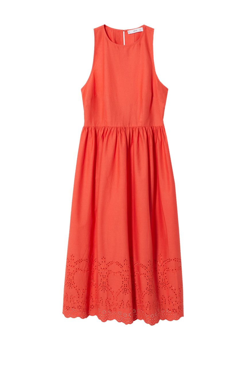 Платье SUNNY с вышивкой|Основной цвет:Красный|Артикул:27099405 | Фото 1