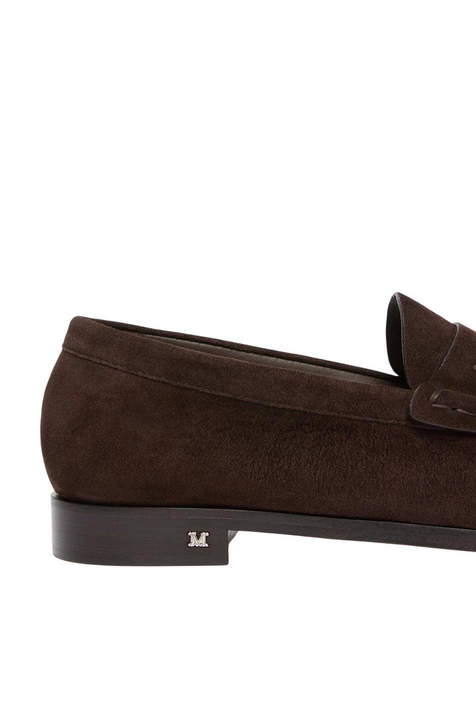 Женский Max Mara Лоферы SPONDA из натуральной замши (цвет ), артикул 2624526031 | Фото 4