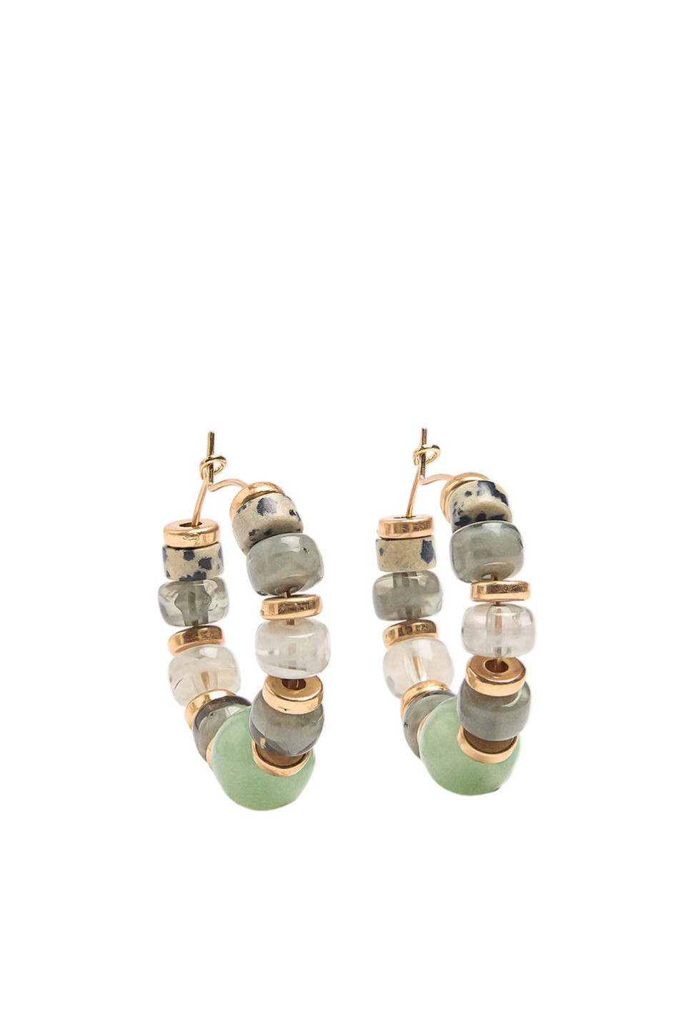 Женский Parfois Серьги-кольца с бусинами (цвет ), артикул 245657 | Фото 1