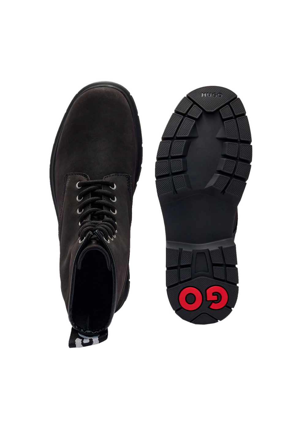 Мужской HUGO Ботинки на шнуровке с логотипом (цвет ), артикул 50498524 | Фото 4