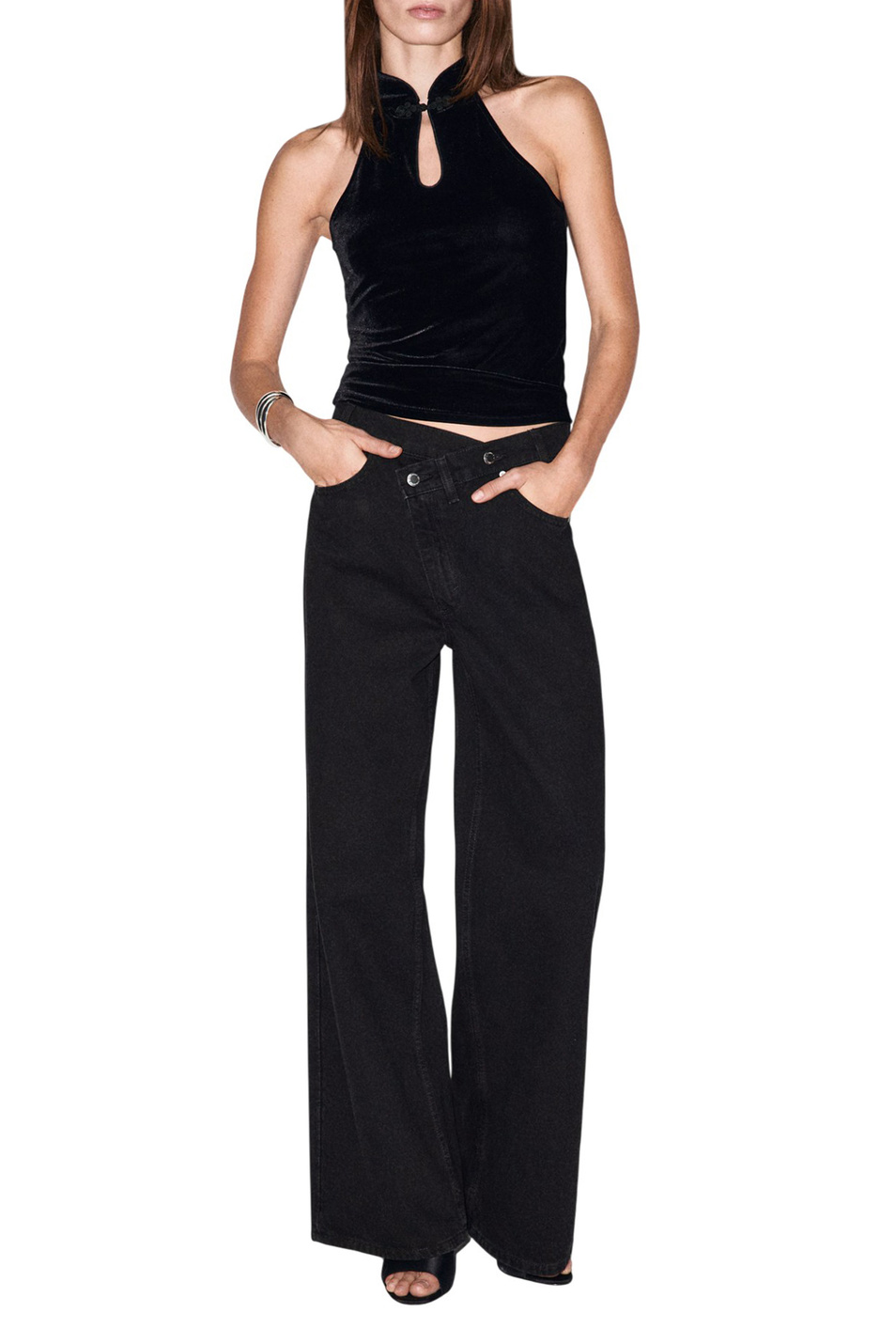 Женский Mango Джинсы MALENE из хлопка (цвет ), артикул 17078640 | Фото 2