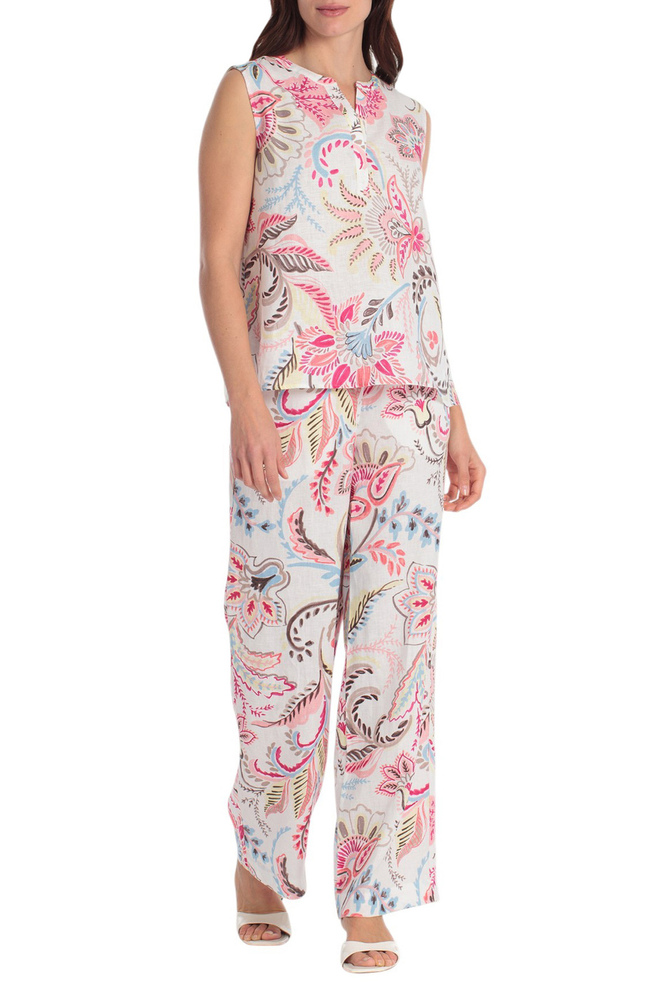 Женский Gerry Weber Блузка изо льна без рукавов (цвет ), артикул N61026 | Фото 3