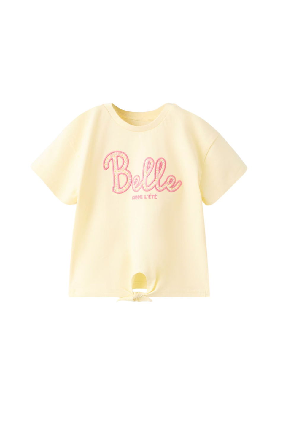 Девочкам Mango Kids Футболка ETE с вышивкой (цвет ), артикул 27006762 | Фото 1