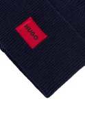 Мужской HUGO Шапка из смесовой шерсти с контрастным логотипом (цвет ), артикул 50496011 | Фото 2