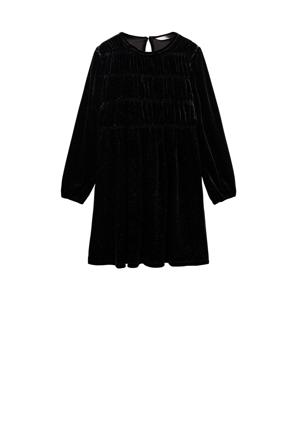 Девочкам Mango Kids Платье бархатное GLITTER (цвет ), артикул 57059093 | Фото 1