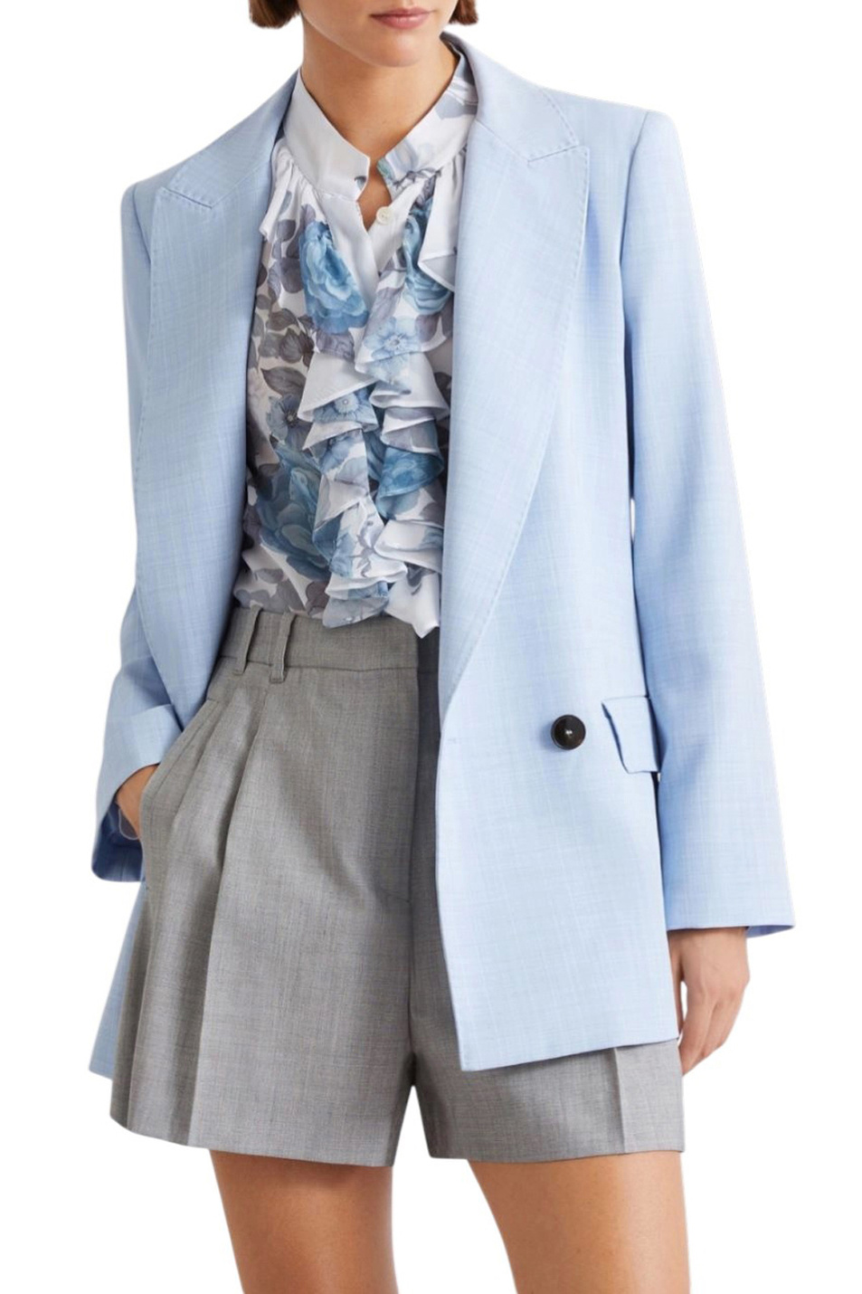 Женский MARELLA Пиджак CANZONE однотонный (цвет ), артикул 2613041151 | Фото 4