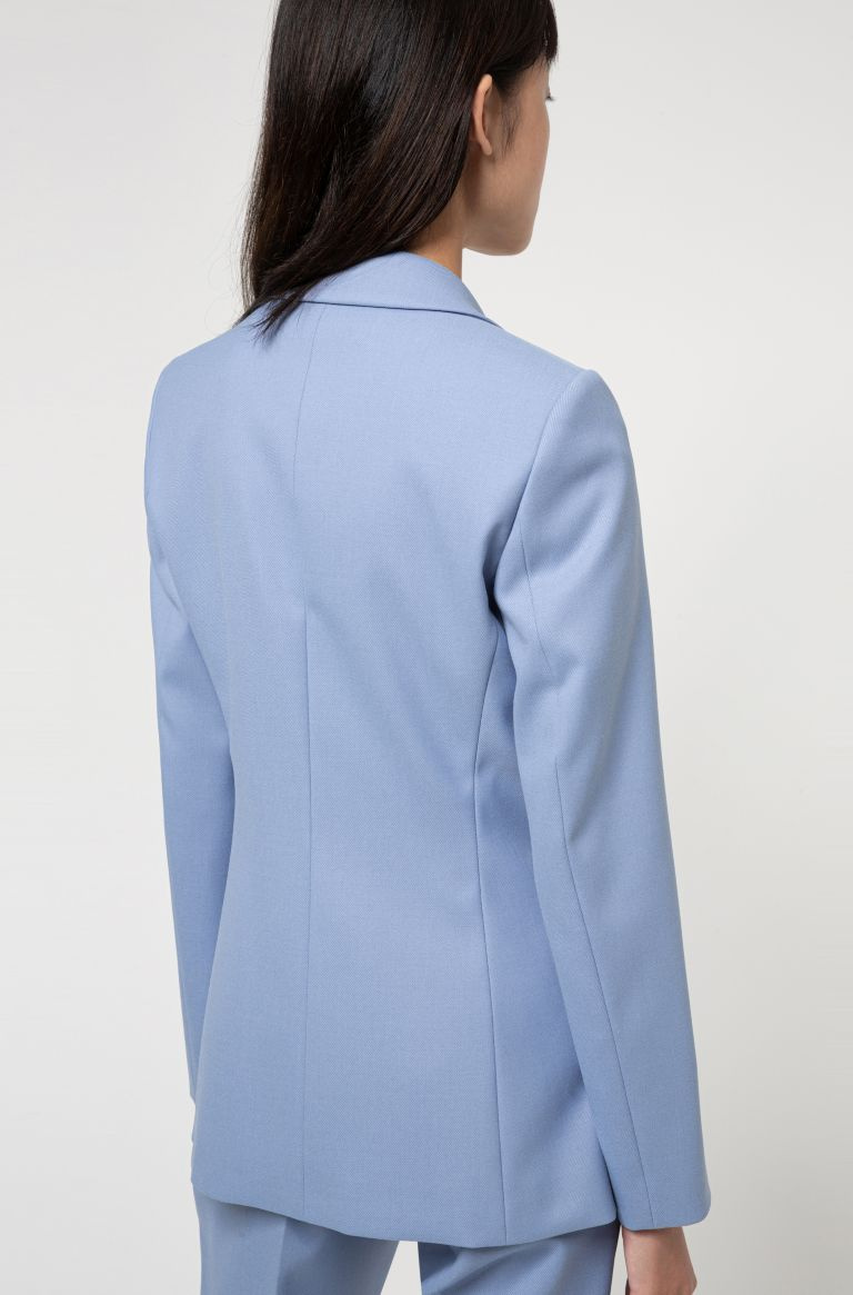 HUGO Двубортный пиджак с заостренными лацканами (цвет ), артикул 50443372 | Фото 4
