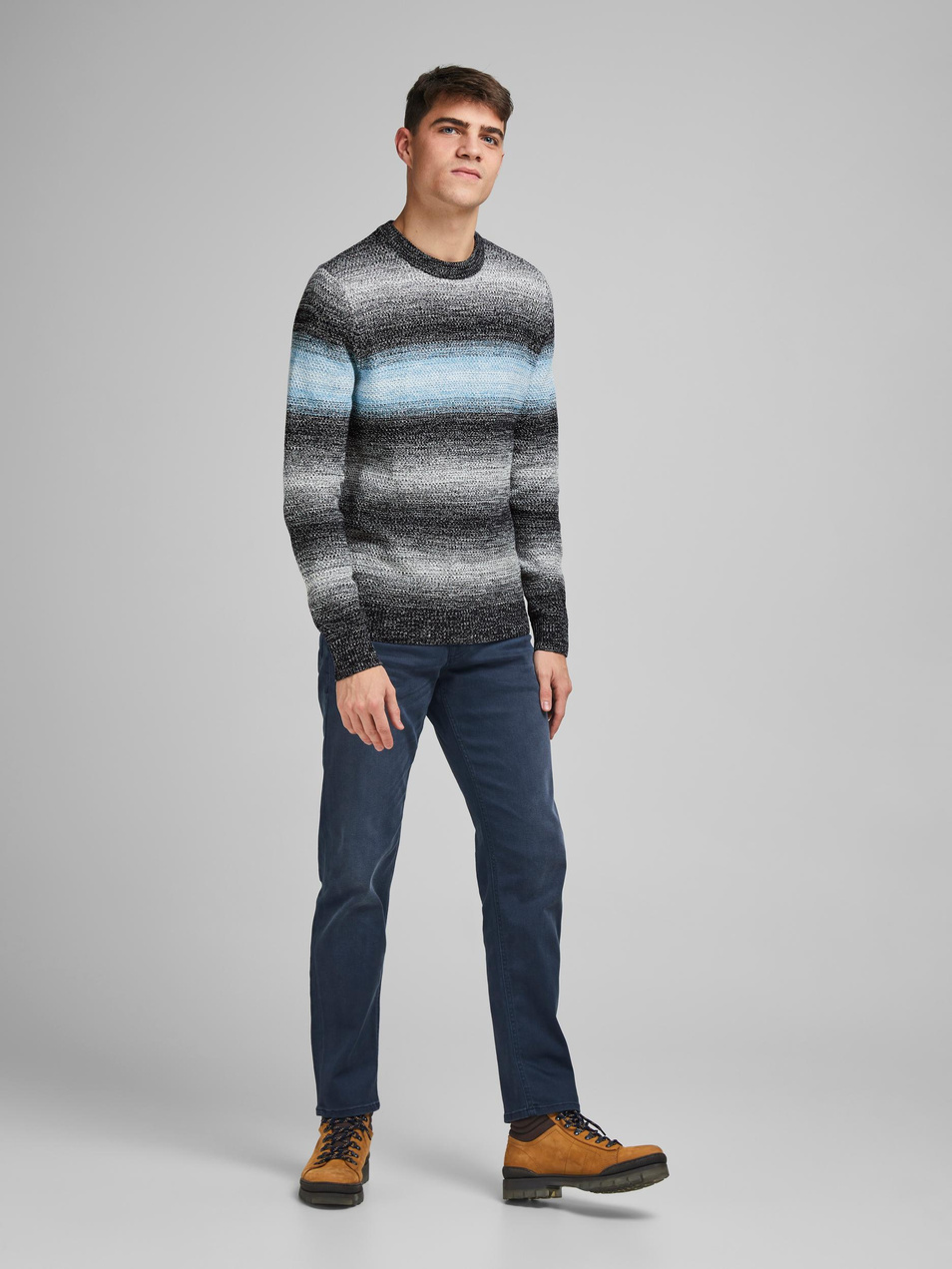 Мужской Jack & Jones Джемпер с градиентной расцветкой (цвет ), артикул 12186053 | Фото 2