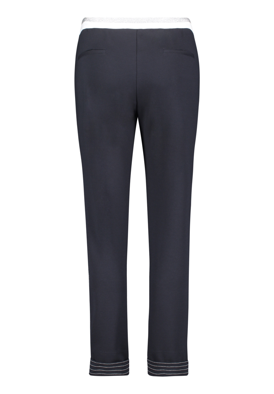 Betty Barclay Спортивные брюки из смесовой вискозы с контрастным поясом (цвет ), артикул 6383/2229 | Фото 2