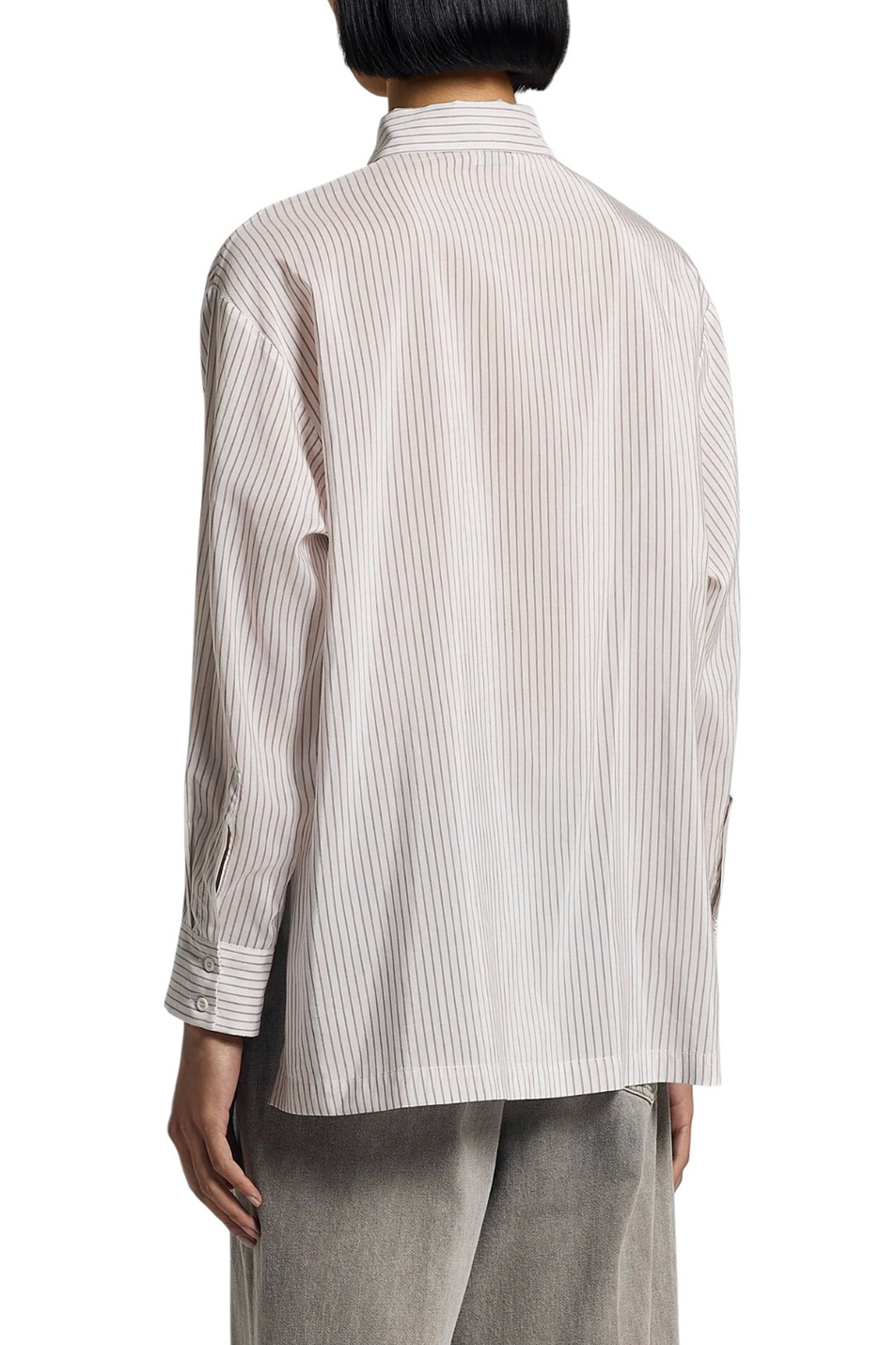 Женский Peserico Рубашка из хлопка и шелка (цвет ), артикул A06399-08355 | Фото 5