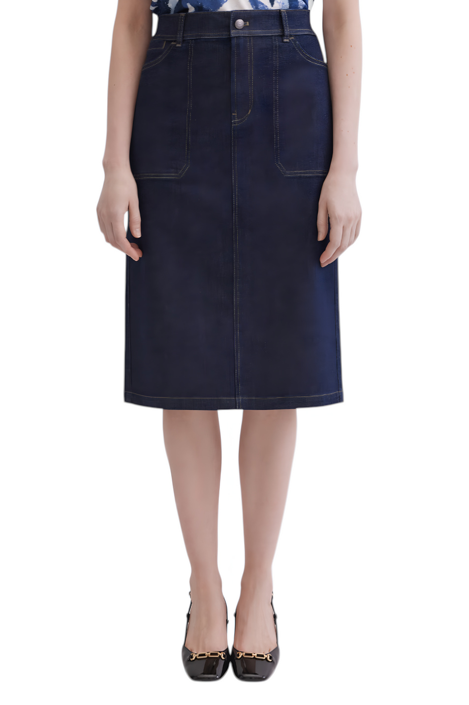 Женский Gerry Weber Юбка джинсовая (цвет ), артикул 110000-52007 | Фото 4