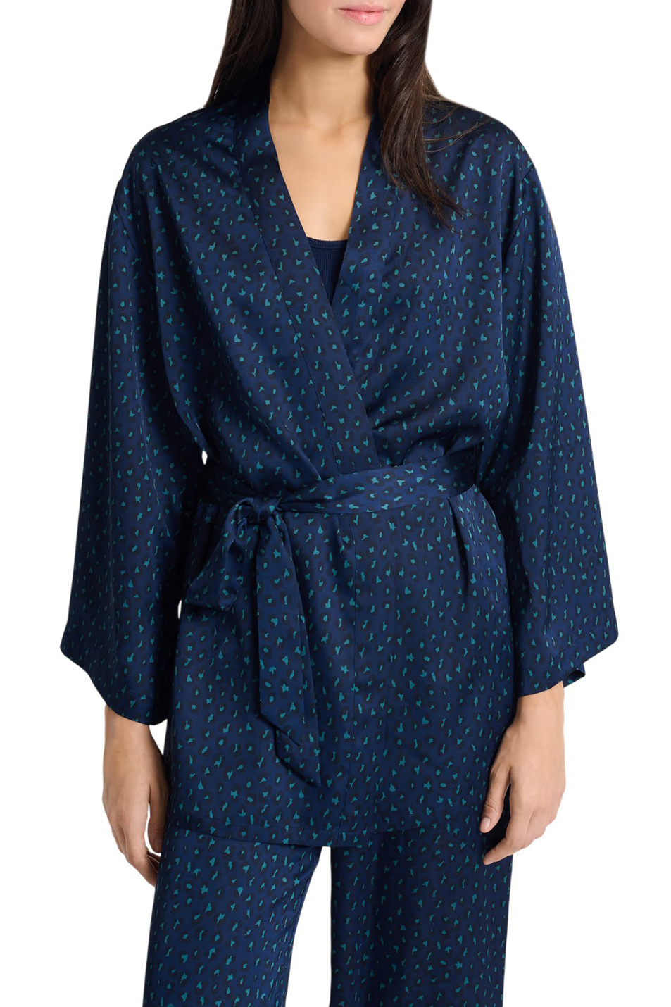 Женский Etam Халат MYRTAH из атласа (цвет ), артикул 6555871 | Фото 1