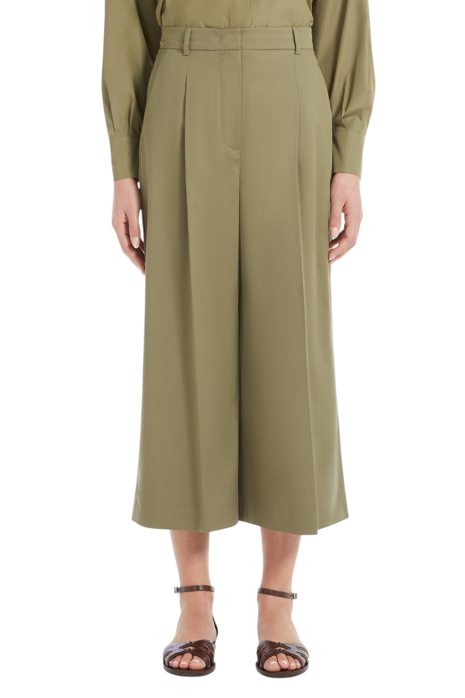 Женский Max Mara Брюки RIBERA из эластичного хлопка (цвет ), артикул 2516131102 | Фото 3