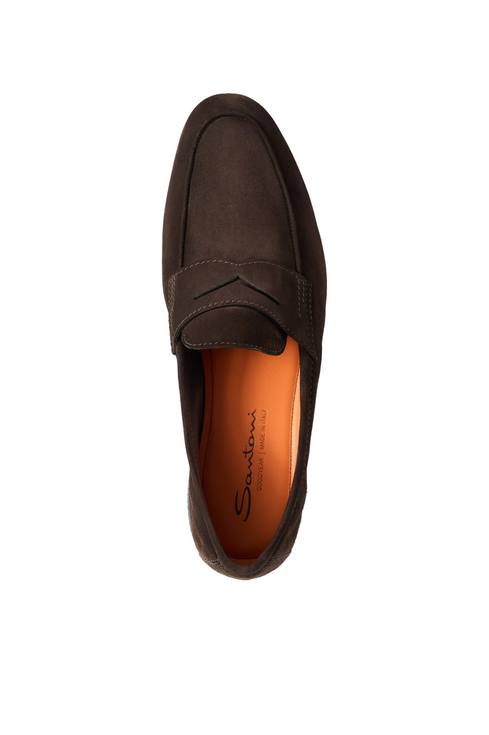 Мужской Santoni Лоферы из натуральной замши (цвет ), артикул MCNG18837SA4SEAAT60 | Фото 4