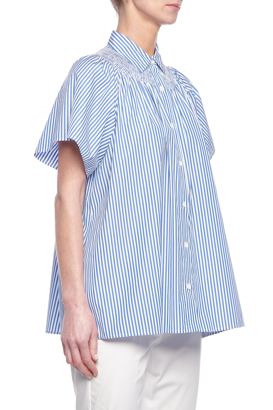 Женский Weekend Max Mara Рубашка COIMBRA из хлопкового поплина (цвет ), артикул 51111011 | Фото 4