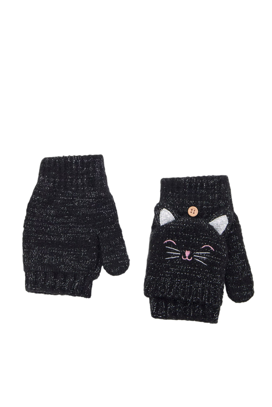 Девочкам Mango Kids Варежки GATOG с люрексом (цвет ), артикул 17067130 | Фото 1