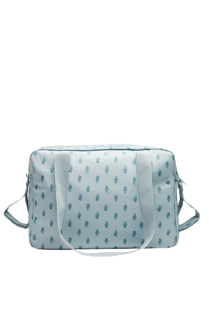Текстильная сумка с принтом|Основной цвет:Голубой|Артикул:3065252 | Фото 2