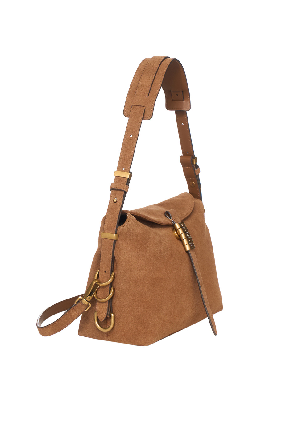 Женский Pinko Сумка SADDLE из натуральной замши (цвет ), артикул 105895A0F6 | Фото 2