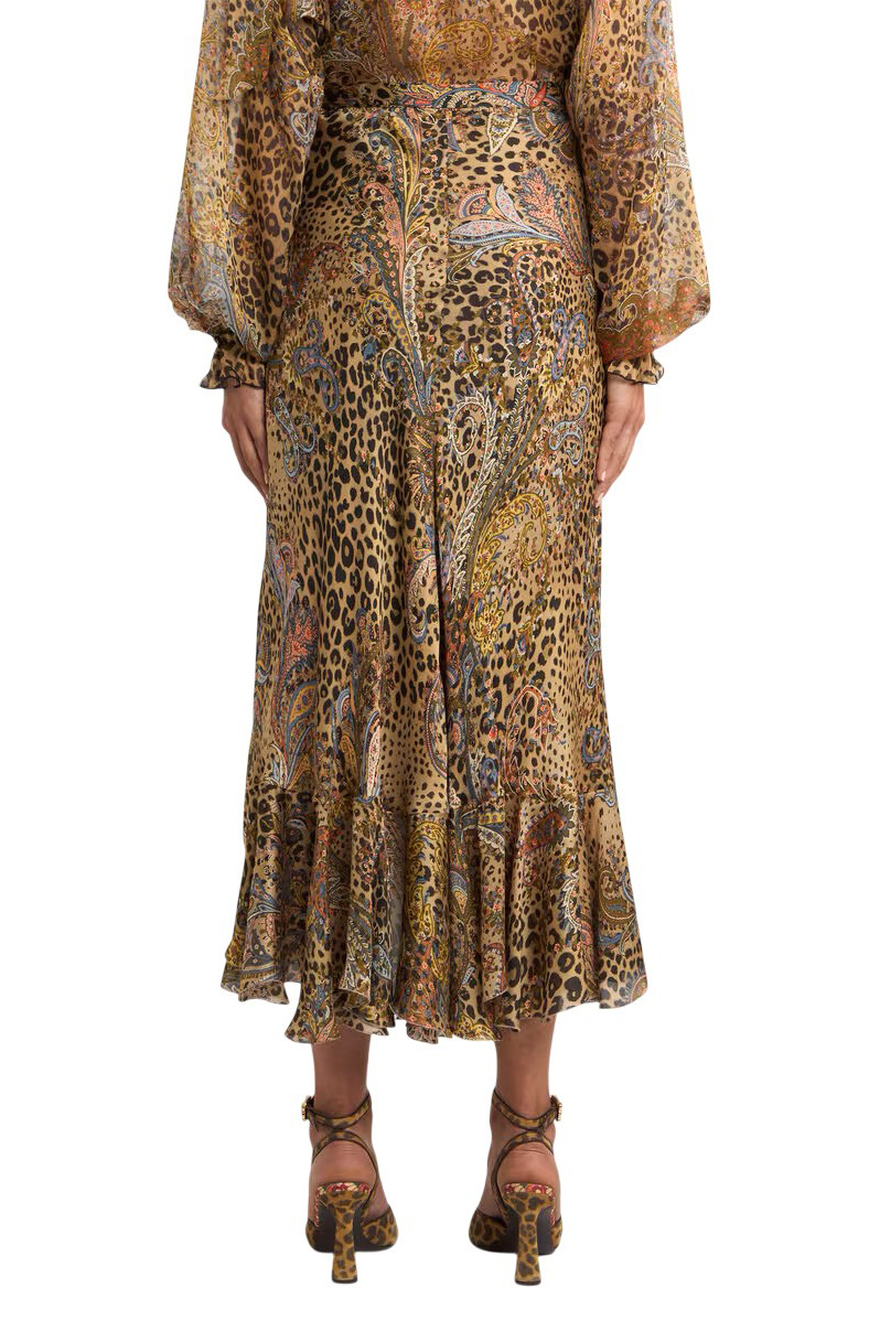 Женский Etro Юбка из шелка (цвет ), артикул WRFA017699SA1N9X0826 | Фото 4