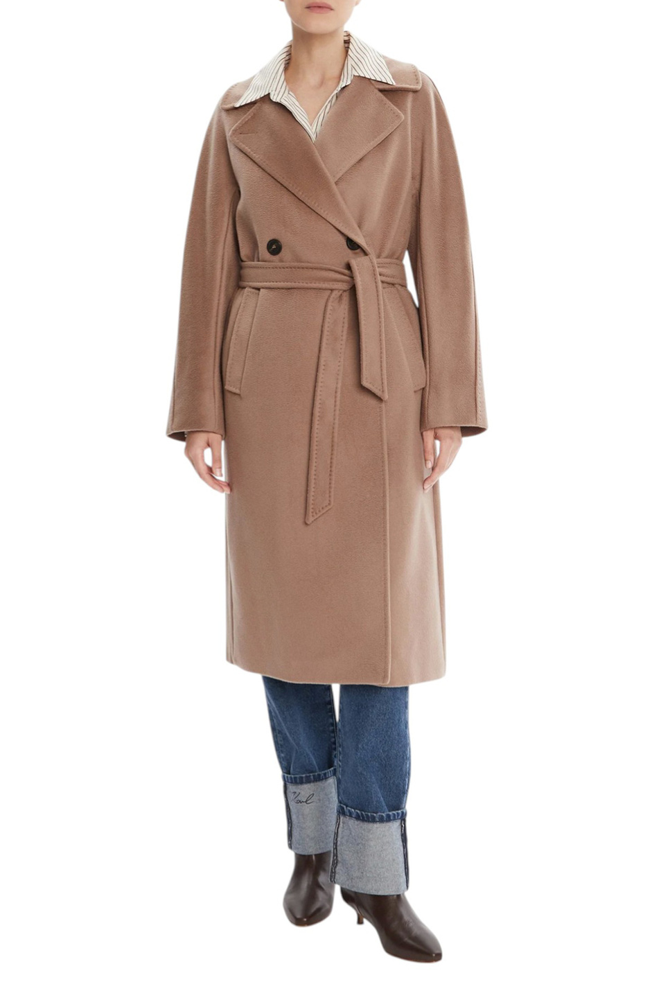 Женский Weekend Max Mara Пальто RESINA из шерсти (цвет ), артикул 2525016031 | Фото 4