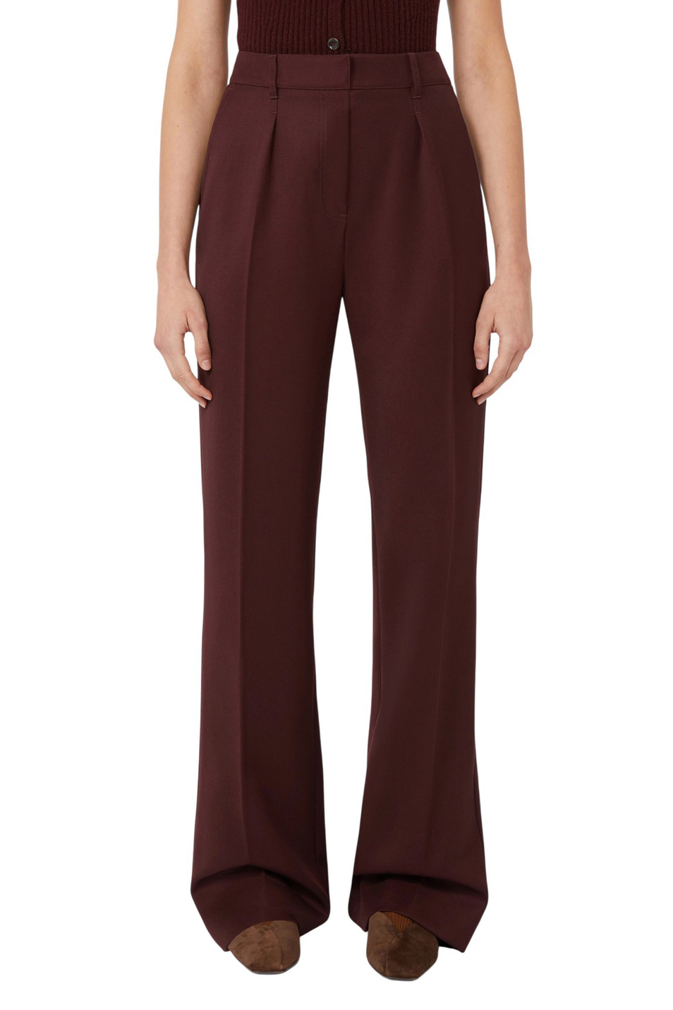 Женский Max Mara Брюки CANNES из шерсти (цвет ), артикул 2521136032 | Фото 3