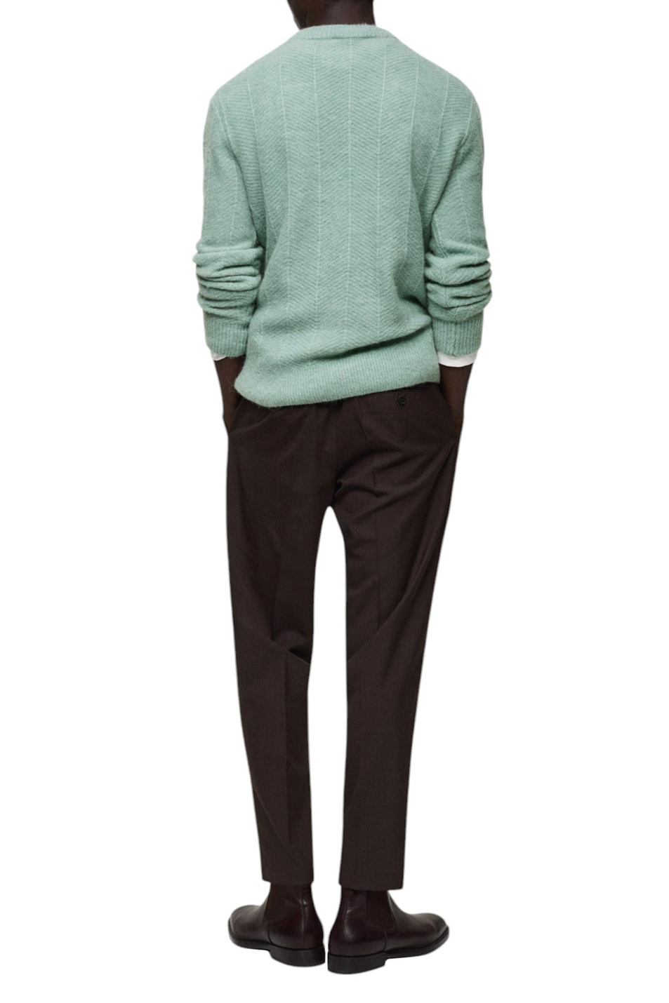 Мужской Mango Man Свитер IACOPO из смесовой шерсти (цвет ), артикул 87000614 | Фото 5