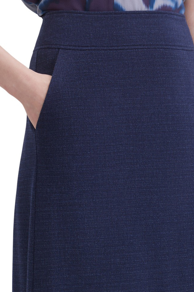 Юбка однотонная|Основной цвет:Синий Женский Gerry Weber Юбка однотонная (цвет ), артикул 110043-52025 | Фото 6