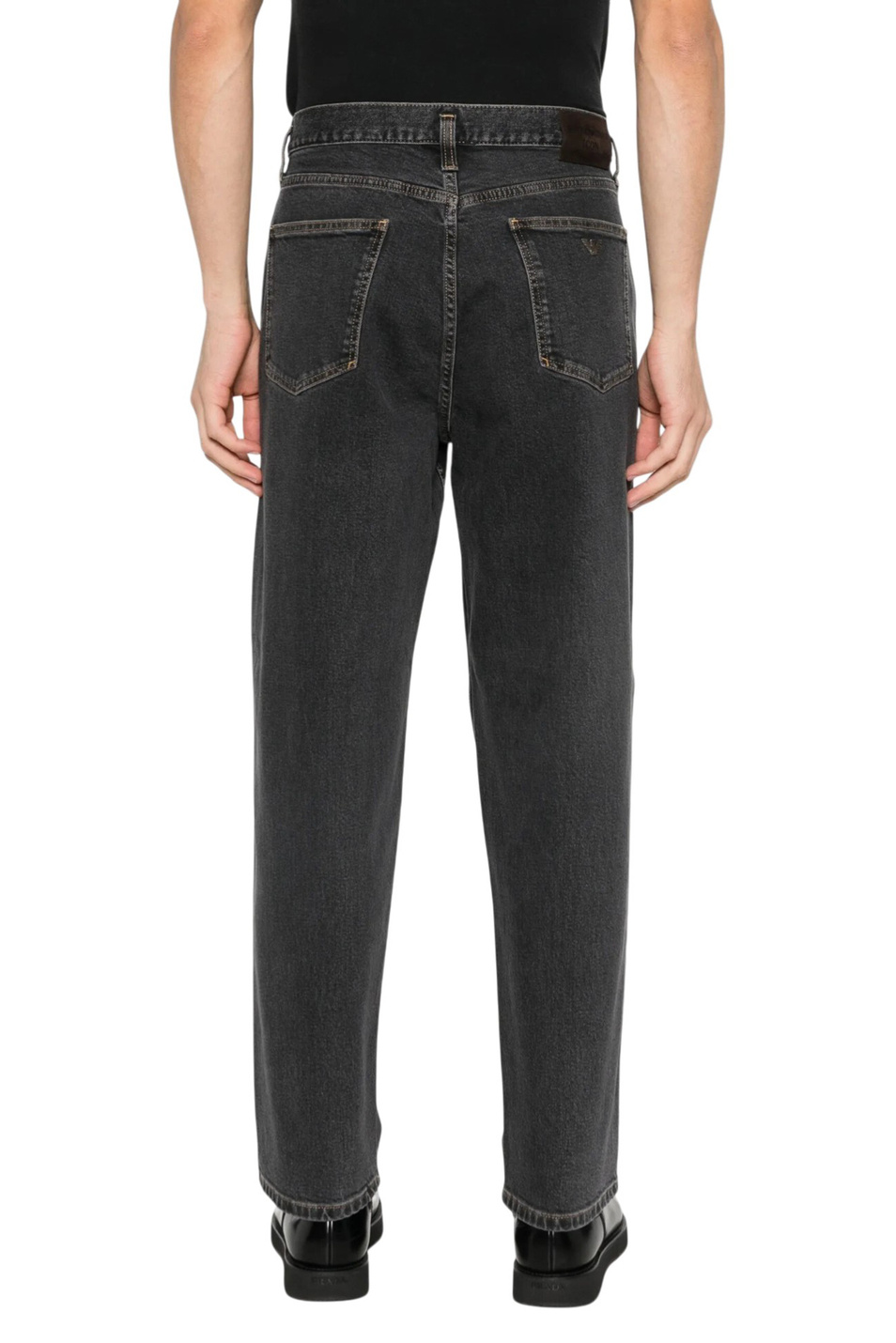 Мужской Emporio Armani Джинсы из эластичного хлопка (цвет ), артикул EM004717-AF23101 | Фото 5