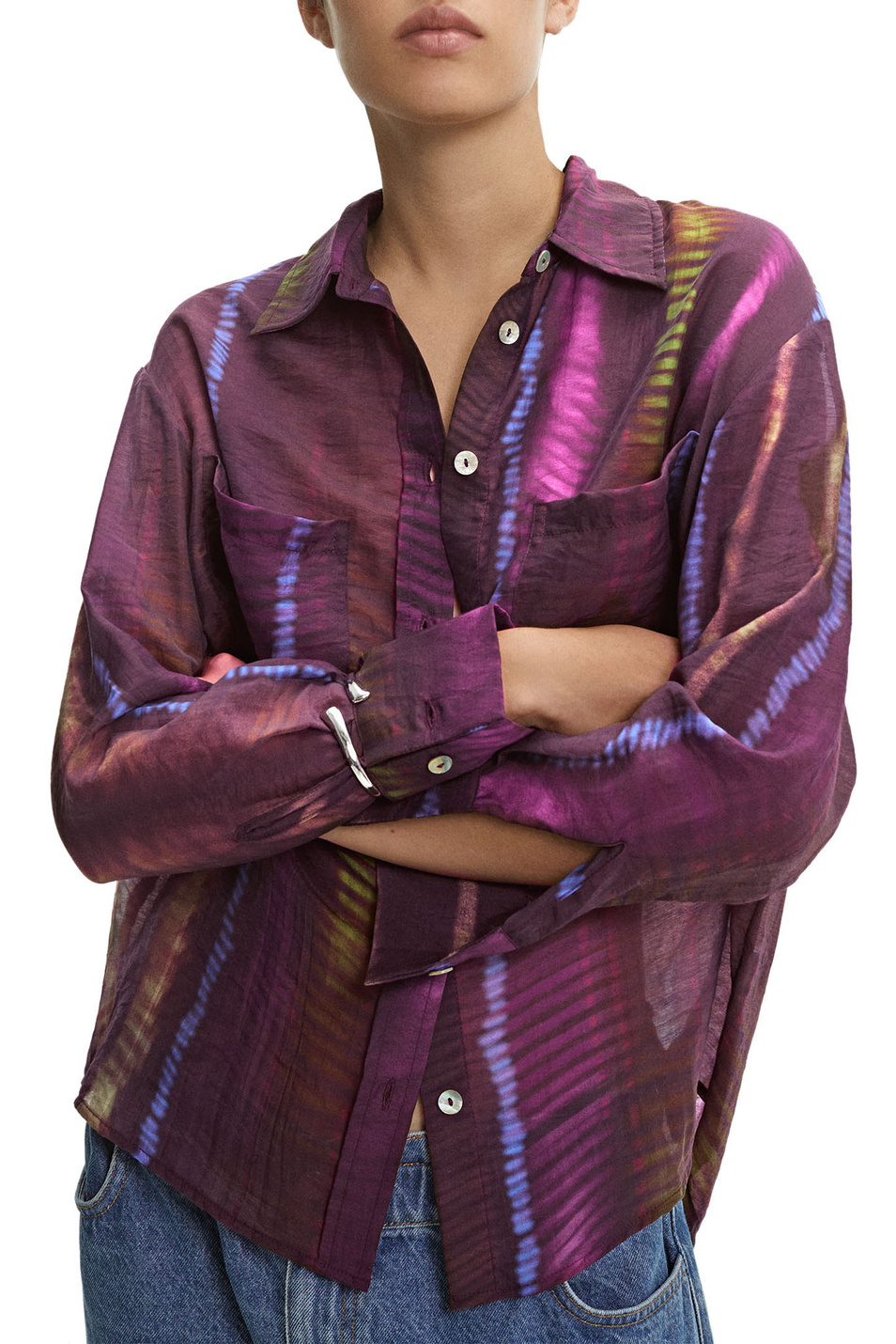 Женский Parfois Рубашка с принтом (цвет ), артикул 215097 | Фото 3