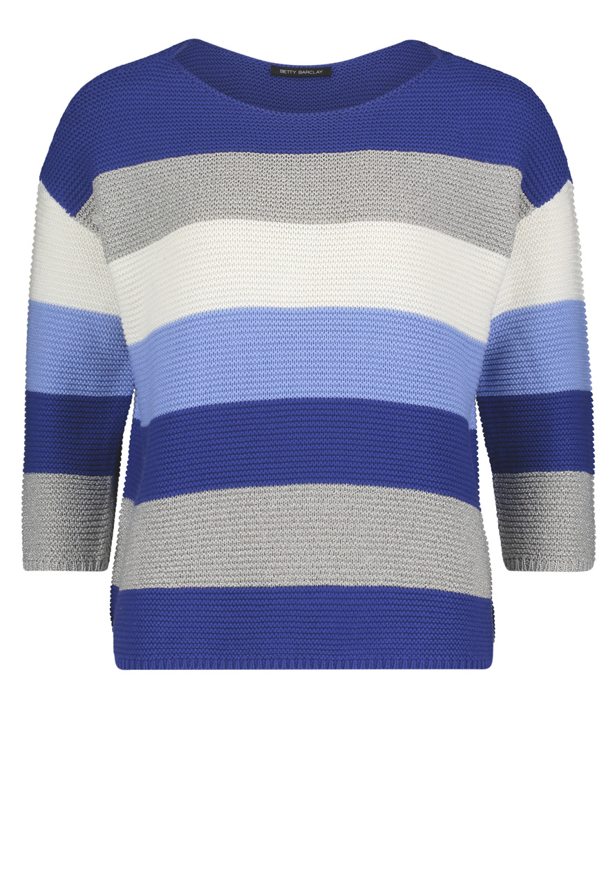 Betty Barclay Вязаный свитер в полоску с рукавом 3/4 (цвет ), артикул 5453/2284 | Фото 1