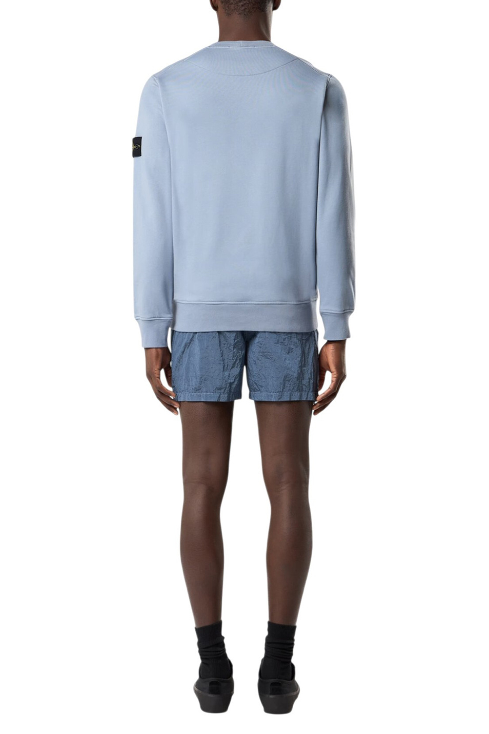Мужской Stone Island Свитшот хлопкового флиса (цвет ), артикул L1S156100060-S0051 | Фото 4
